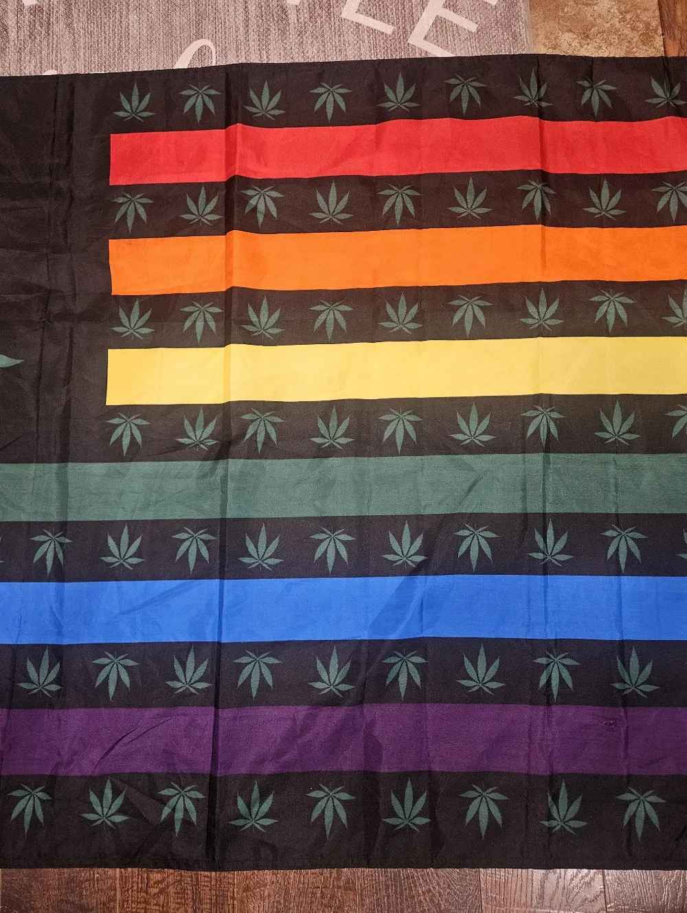 Decorative Cannabis Flag/ Tapestry